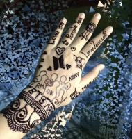 mehndi design bts