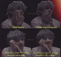 quotes for bts haters