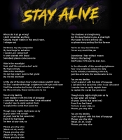 stay alive bts lyrics english
