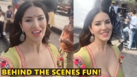 sunny leone bts