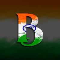 b letter tiranga image