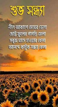 good evening images in bengali