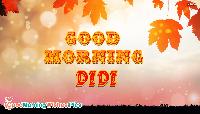 good morning didi image