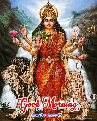 good morning durga image