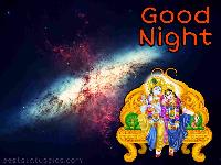 good night radha krishna images