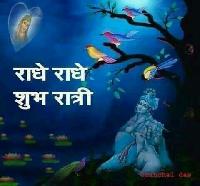 good night radhe radhe images