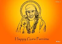 guru purnima sai baba images