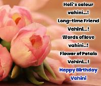 happy birthday vahini images