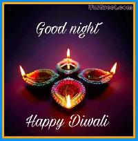 happy diwali good night images