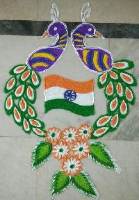 independence day rangoli images