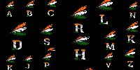 indian flag alphabet images a to z