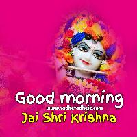 jai shree krishna good morning images