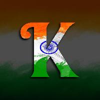 k letter tiranga image