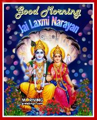 laxmi narayan good morning images