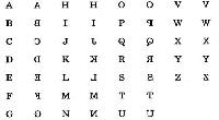 mirror image of alphabet a to z