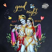 radha krishna good night image
