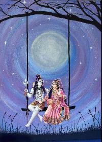 romantic shiv parvati images