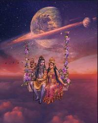romantic shiv parvati love images