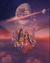 romantic shiv parvati love images