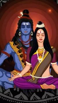 romantic shiv parvati love images