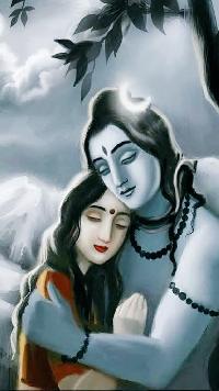 romantic shiv parvati love images