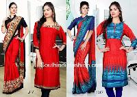 saree kurti design images