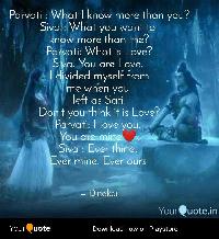 shiv parvati love images with quotes