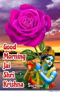 shri krishna good morning image