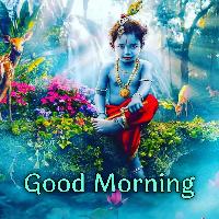 shri krishna good morning image