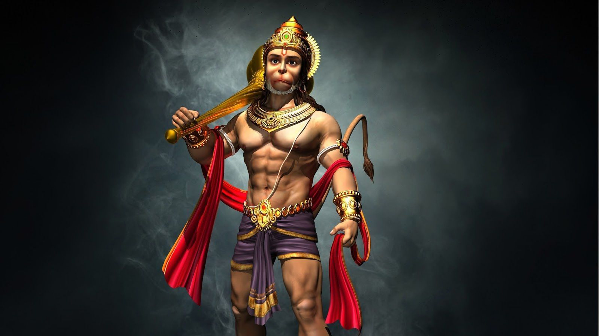 ultra hd angry hanuman hd wallpaper