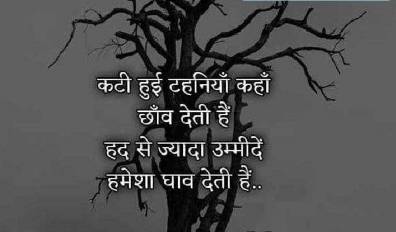 sad status In Hindi