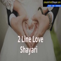 2 Line Love Shayari In Hindi