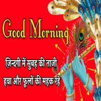 Krishna Good Morning Hindi