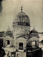 jain digambar temple with shikhar thari bhabrian lahore city jain mandir