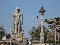 venur a 35 feet 11 m  gomateshwara idol jain mandir
