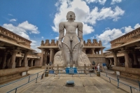 venur a 35 feet 11 m  gomateshwara idol jain mandir