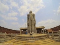 venur a 35 feet 11 m  gomateshwara idol jain mandir
