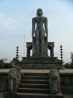 venur a 35 feet 11 m  gomateshwara idol jain mandir