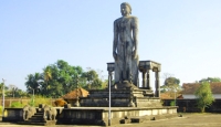 venur a 35 feet 11 m  gomateshwara idol jain mandir
