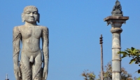 venur a 35 feet 11 m  gomateshwara idol jain mandir