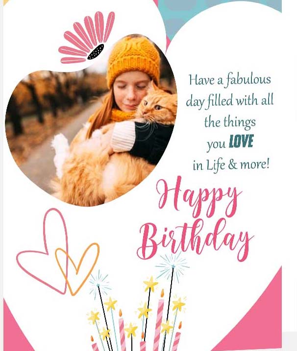 birthday greeting card