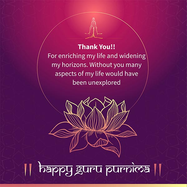 guru purnima greeting card