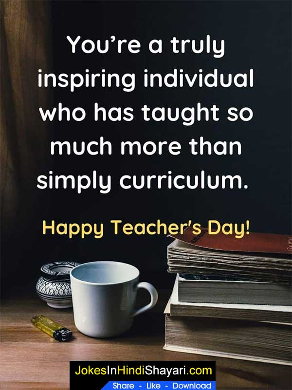 happy teachers day greeting card