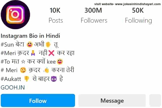  instagram bio for boys in hindi 