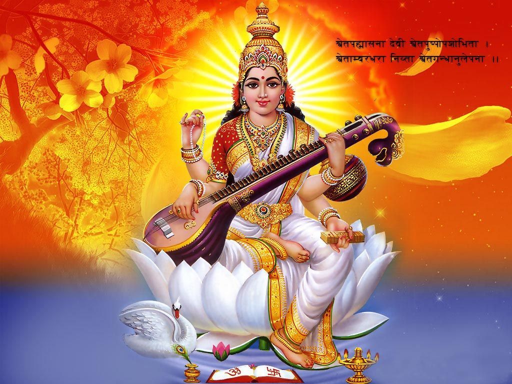 Goddess Saraswati , & pics HD wallpaper | Pxfuel