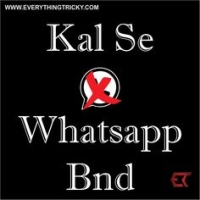 aaj se whatsapp band dp