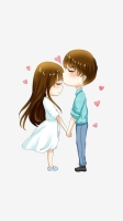 animated couple dp for whatsapp