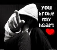 broken heart whatsapp dp