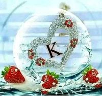 cute k letter whatsapp dp