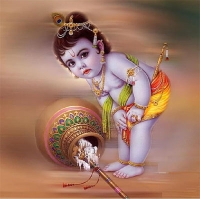 cute krishna dp for whatsapp